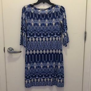 donna morgan half long sleeve dress